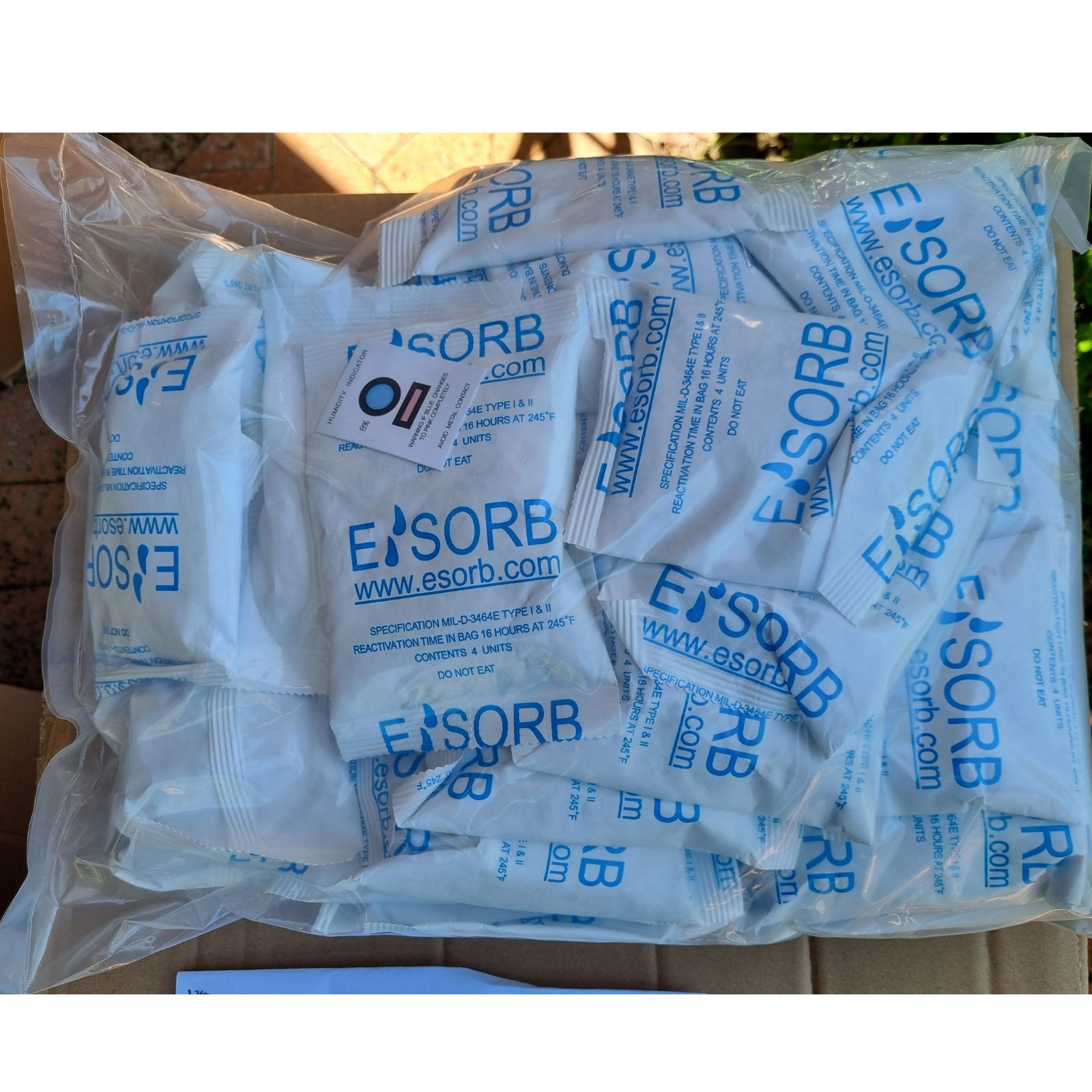 The MT 4 Unit desiccant is sold in units of 50 pieces.