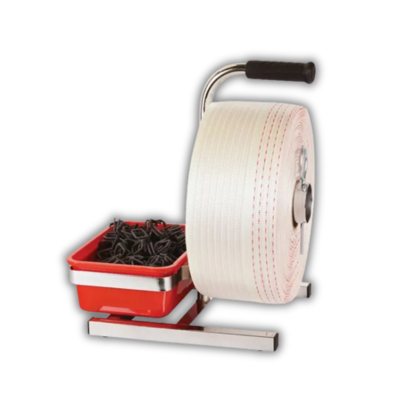 Keep your strapping neat and tidy with the deluxe dispenser.