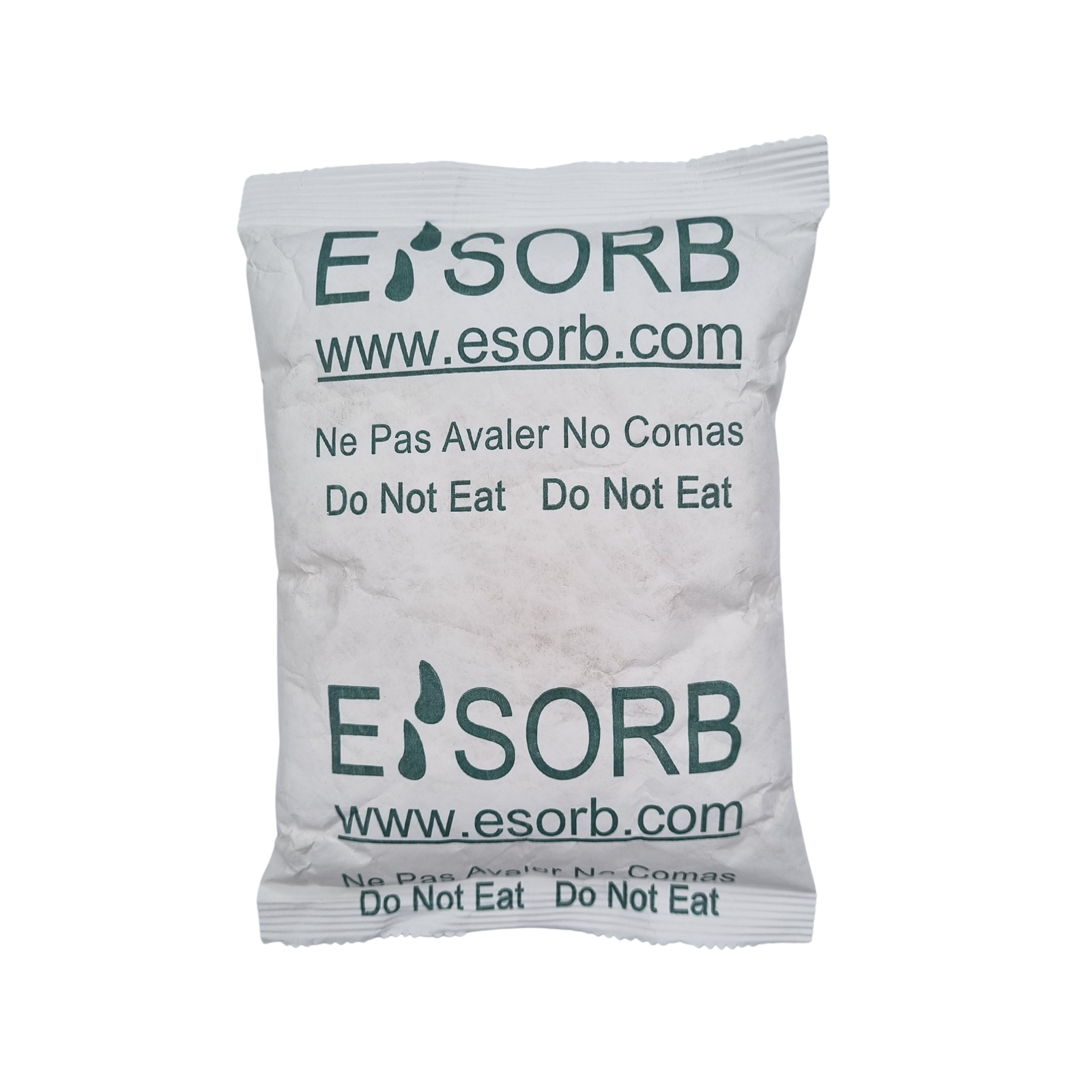 500g Silica Gel Tyvek sachet adsorbs 150ml moisture.