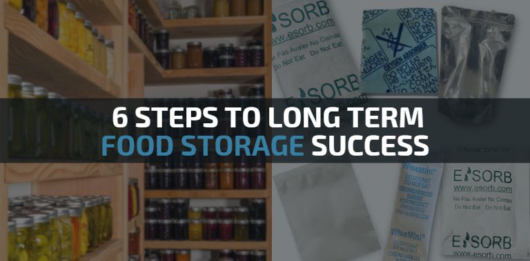 Storing food long term successfully