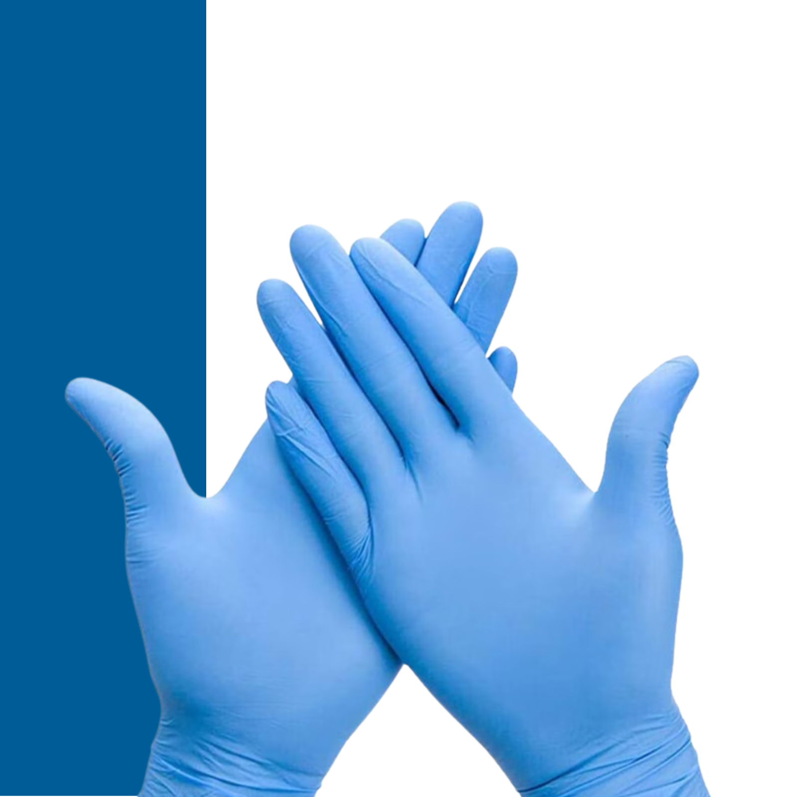 Nitrile disposable gloves and powder free and non-sterile.