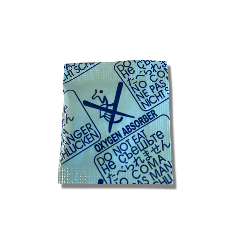 The 30cc Oxygen Absorbers are used in food preservation, another term for Oxygen Absorbers is Oxygen scavengers. Oxygen Absorbers remove, trap and capture oxygen this extends the shelf life of food and maintains the original taste, colour and odour of food.