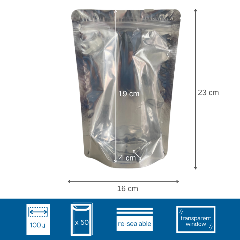 900ml Stand Up Pouch 16x23cm