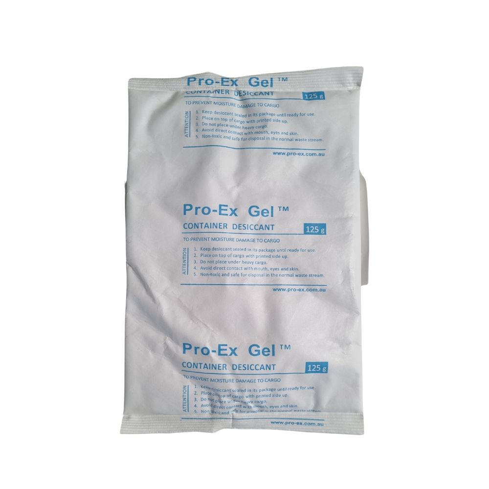 The 125g Pro-Ex Gel Pouch absorbs up to 375ml of moisture.